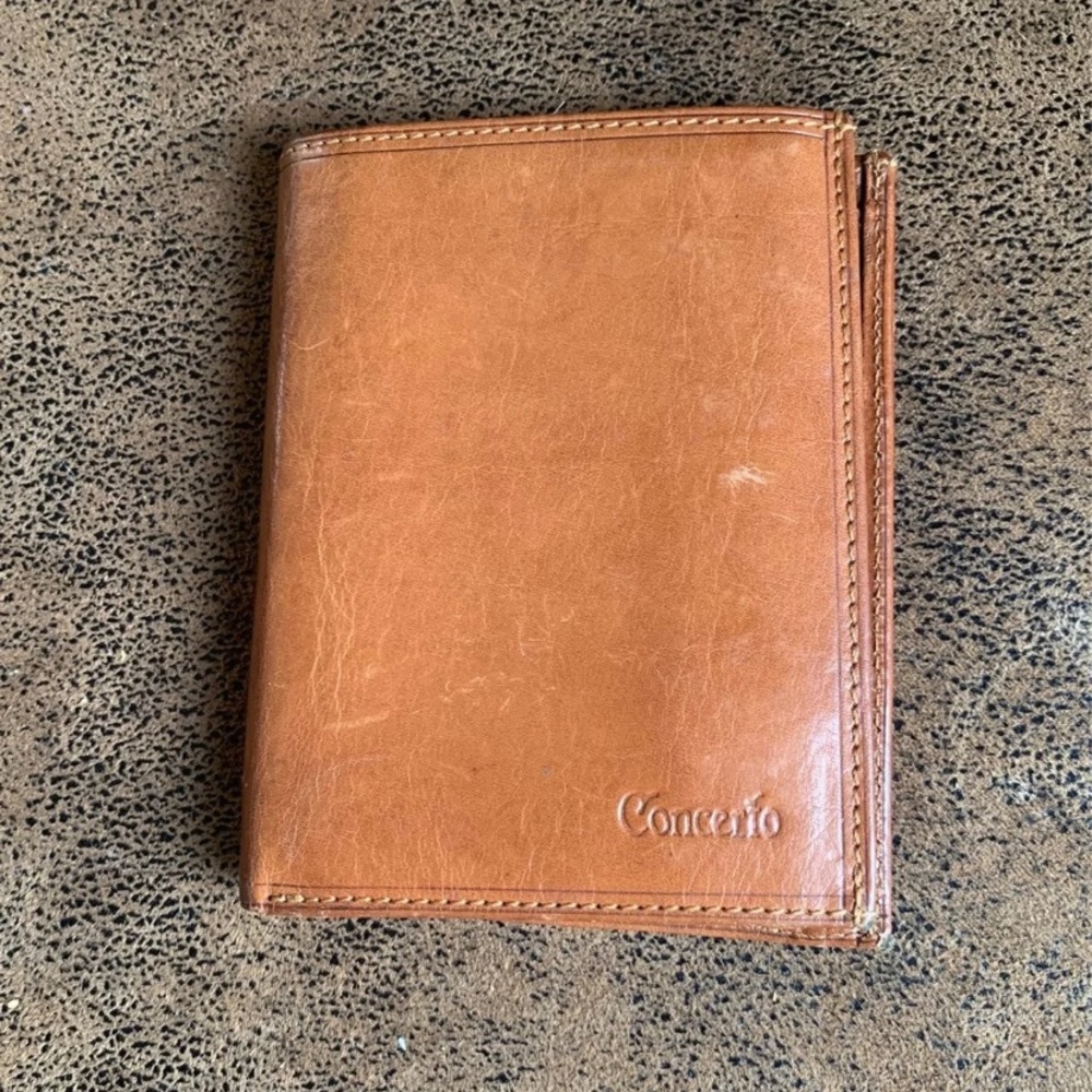 Concerto brown leather wallet